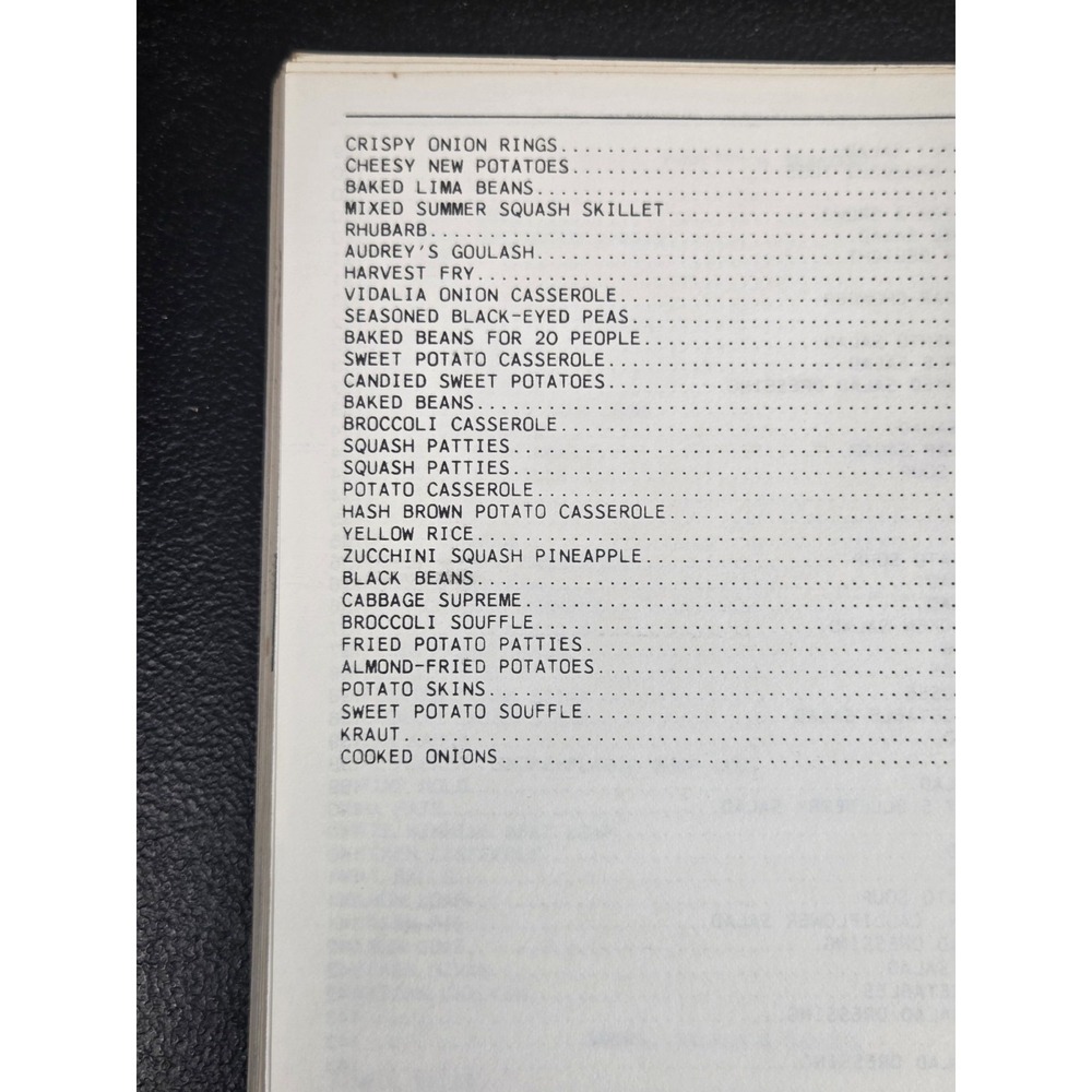 Eastern Star Kingston Chapter #405 Kingston, Tennessee Cookbook Recipe Book 86 - Picture 12 of 13